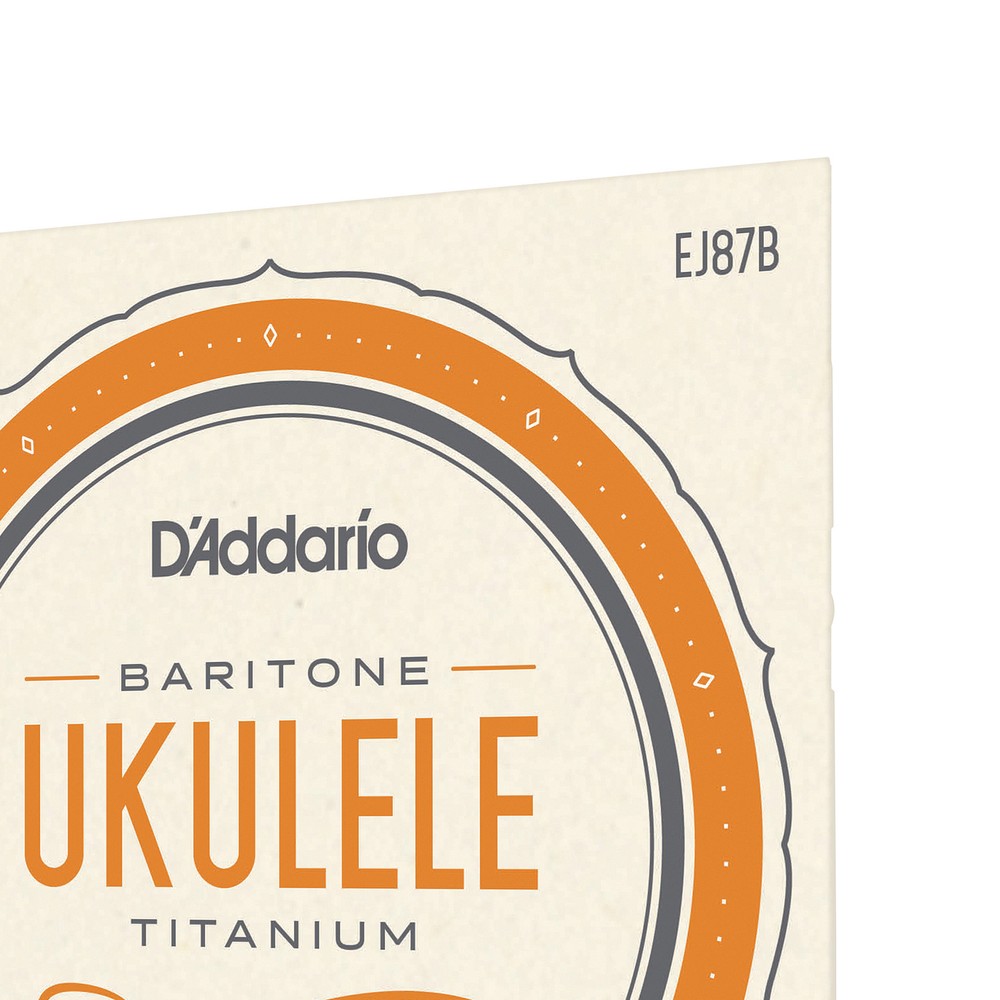 D'Addario EJ87B T2 Titanium/Silver Baritone Ukulele Strings (28-35)