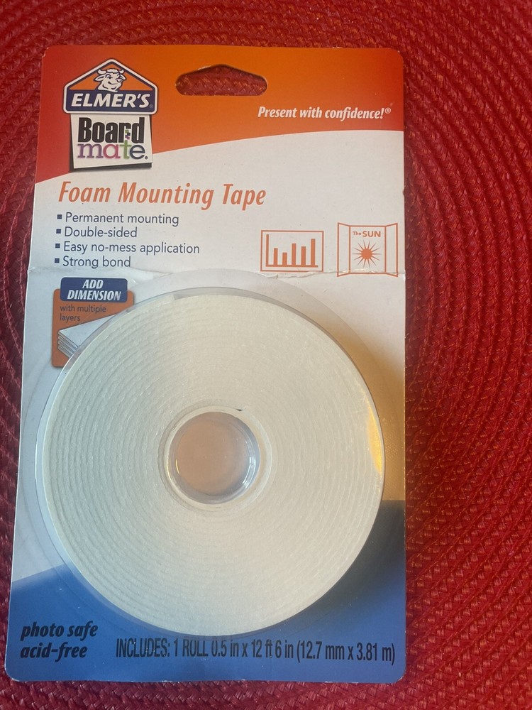 elmer’s board mate foaming minting tape