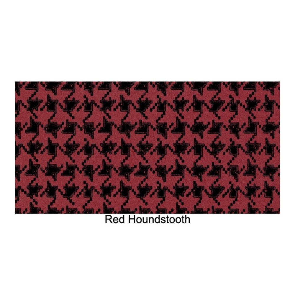 Trunk Tote Pack Bag Red Large Houndstooth Front