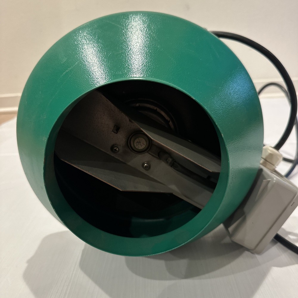 Hydrofarm ACDF6 Active Air 6 Inch Inline Hydroponic Fan with Mounts, 400 CFM