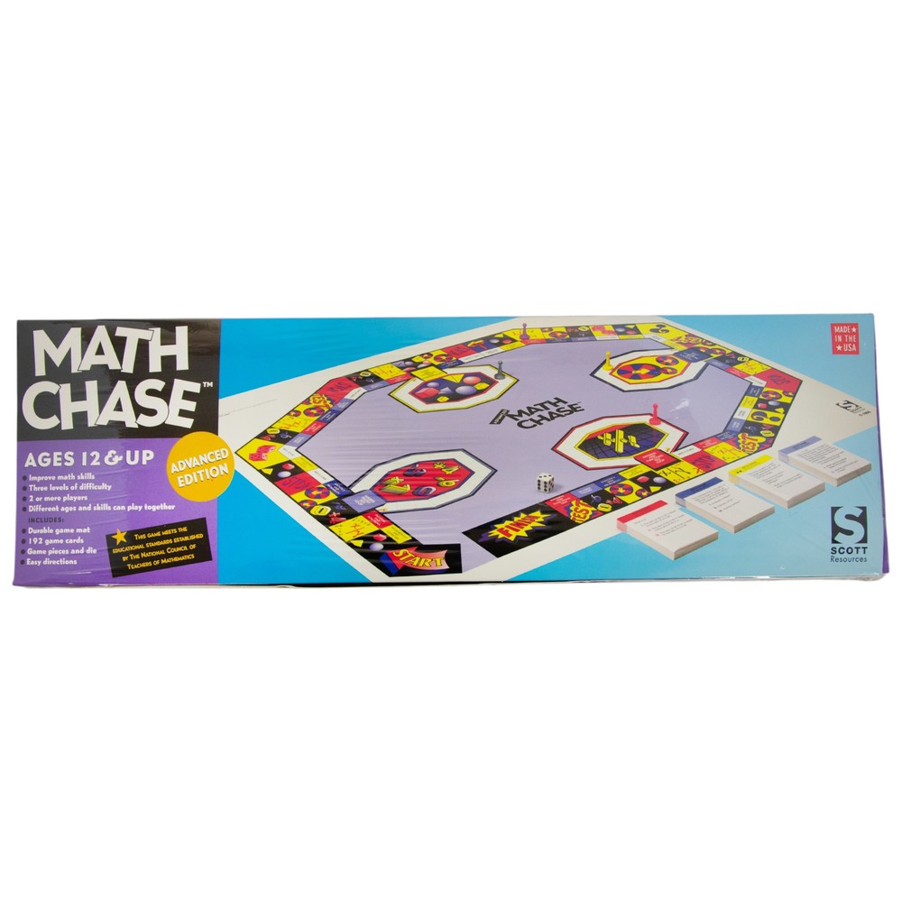 Math Chase Advanced Edition Math Game for Ages 12+
