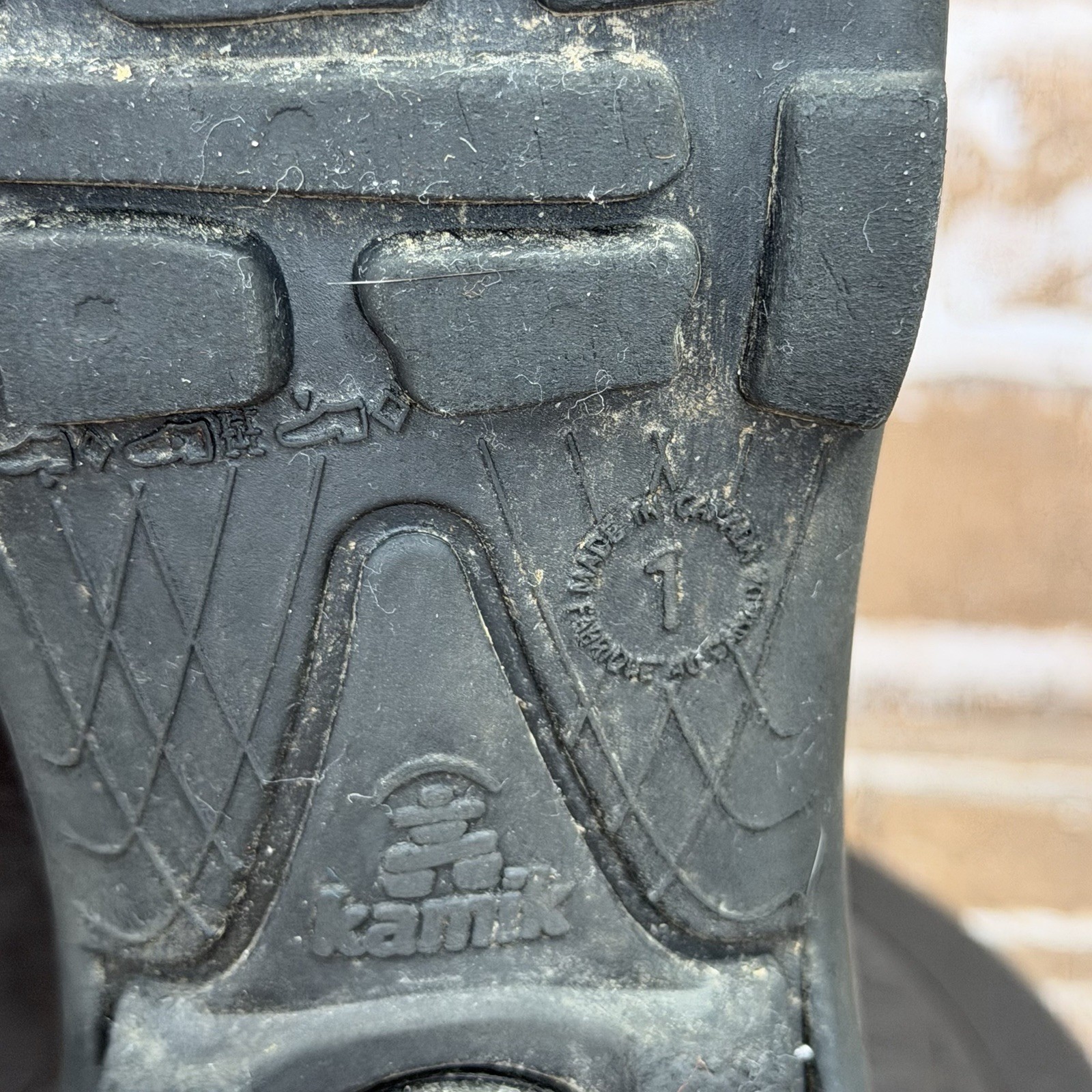 Kamik Snobuster 1 Waterproof Winter Snow Boots Black Boys Youth Size 1