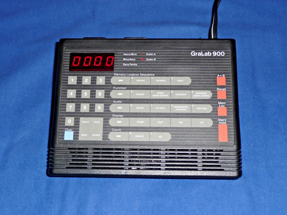 GraLab 900 Programmable Electronic Darkroom Timer - Powers On Func Buttons Work