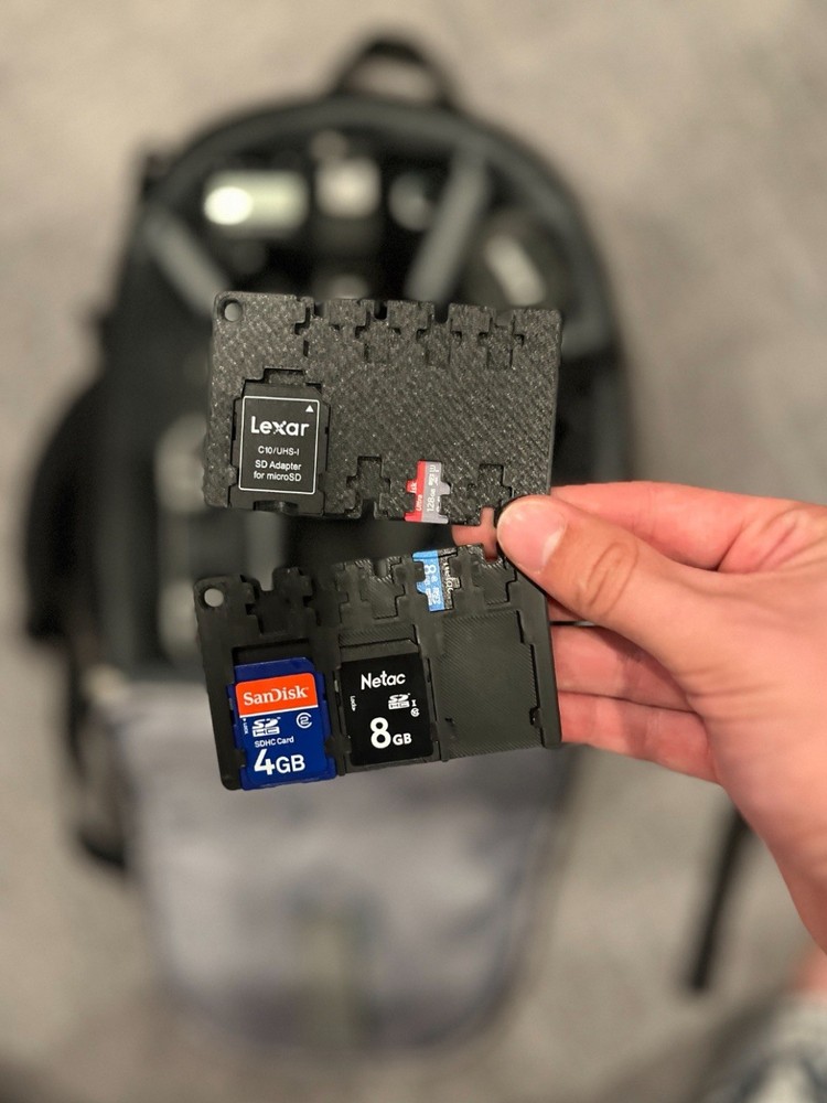 Credit Card Sized SD Card Holder, Micro SD+Normal(2pack)