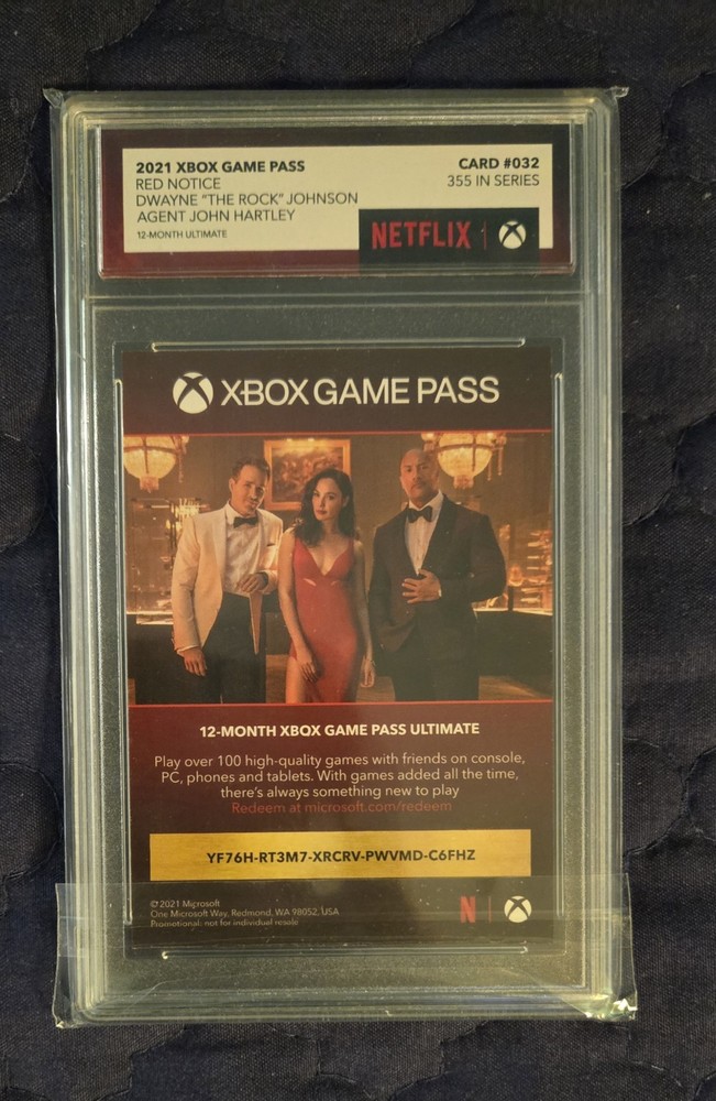 Xbox Game Pass Red Notice Card #032
