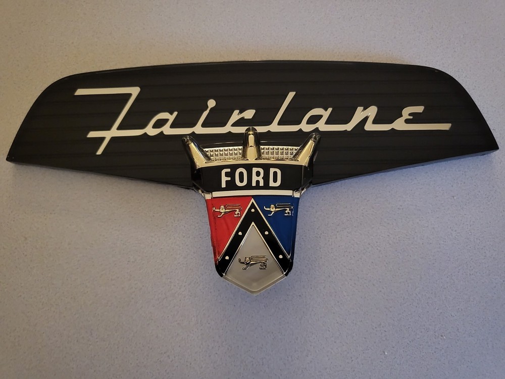 1956 Ford Fairlane Trunk Emblem