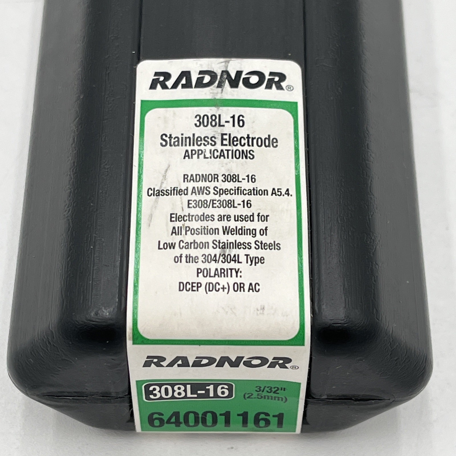 NEW! Radnor 3/32” Stainless Steel Welding Stick Rod Electrode 308L-16 - 64001161
