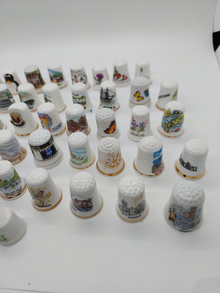 Large bundle of mixed thimbles mixed lot 3