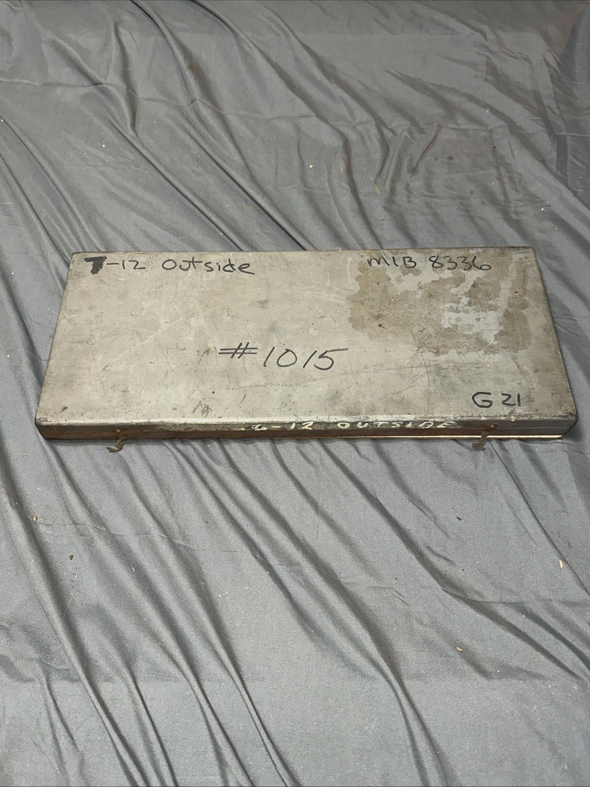 Scherr Tumico Outside Micrometer 6-12" Range .0001" Graduation Caliper Wood Box