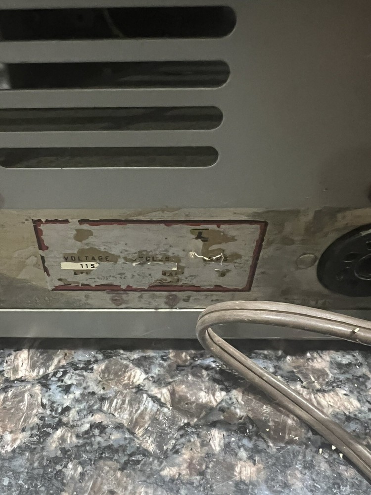 National Model NC-57 Ham Radio Receiver powers on