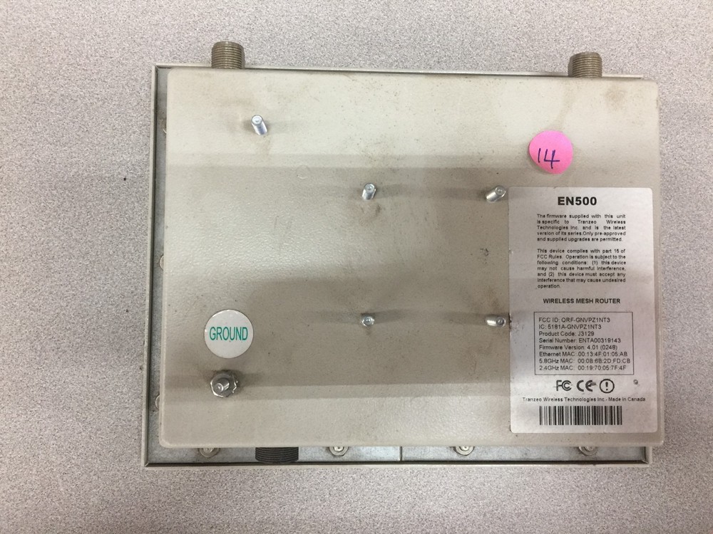 USED TRANZEO WIRELESS MESH ROUTER EN500