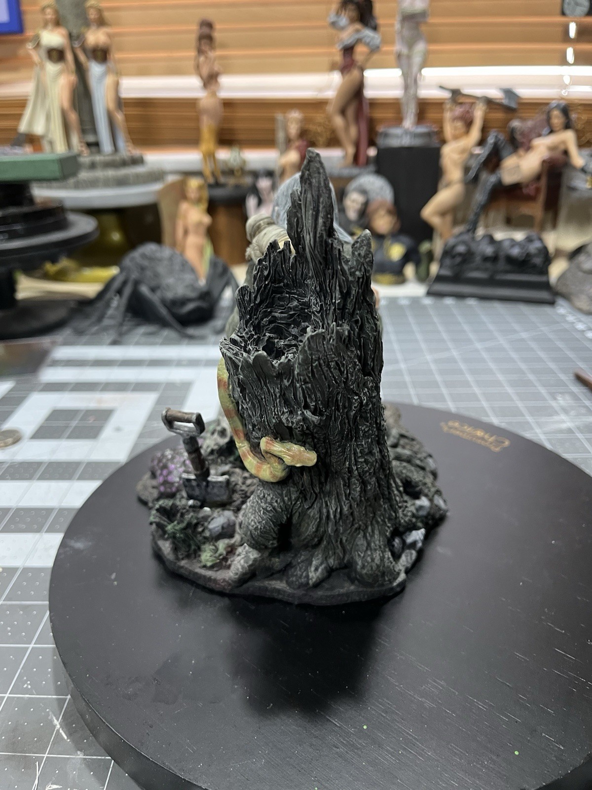 The Crypt-Keeper Ghoulish Trio Statue (Custom Repainted) Read Description