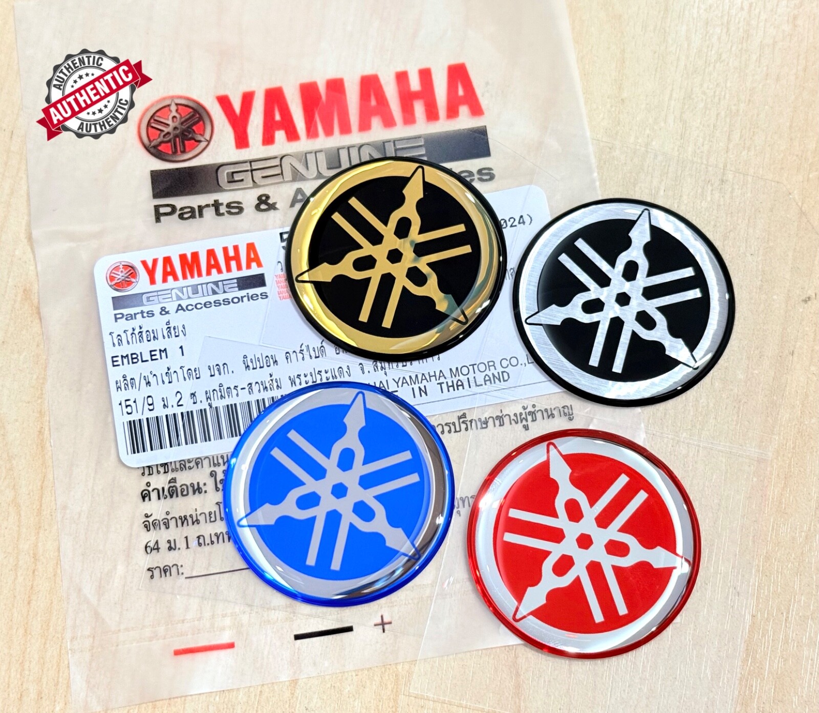 YAMAHA STICKER LOGO TUNING FORK DECAL EMBLEM  12-55 mm " ALL COLOR ALL SIZE