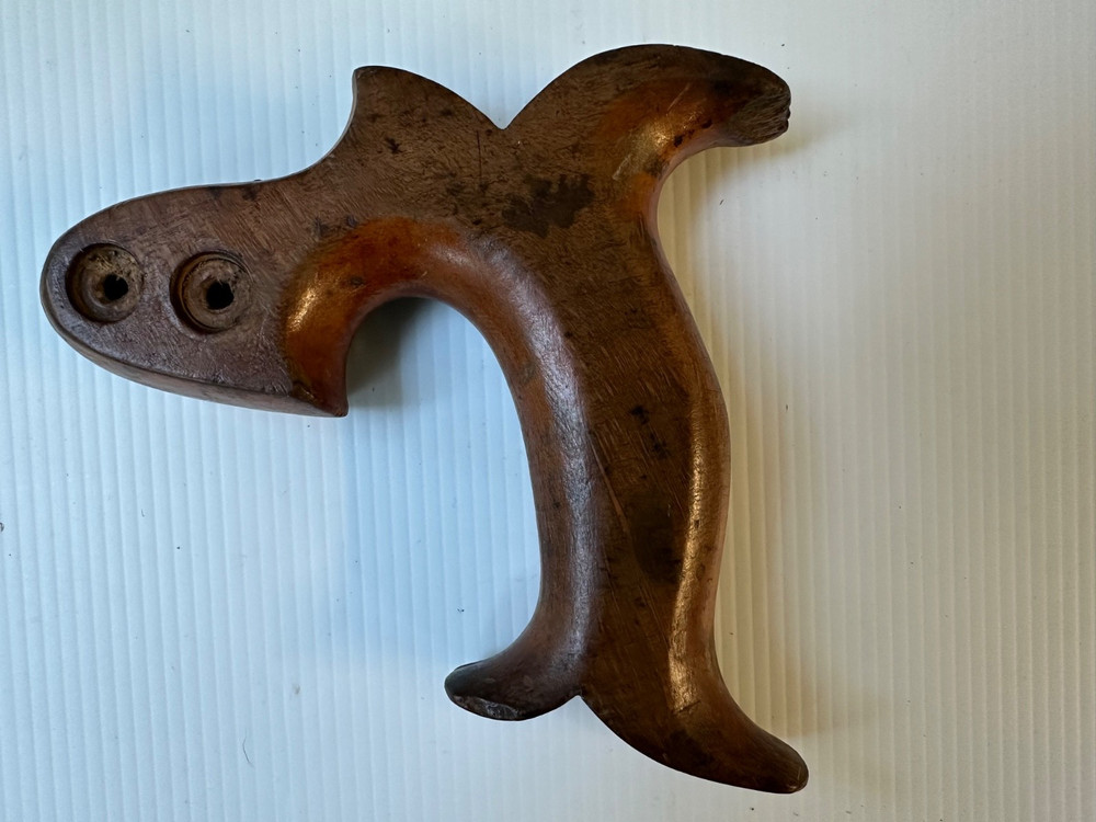Vintage Oak Hand Saw Handle