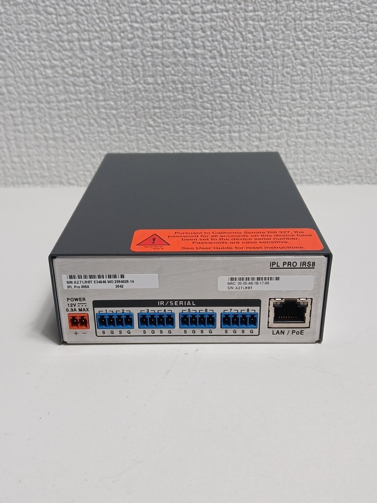 Extron 60-1415-01 IPL Pro IRS8 Control Processor