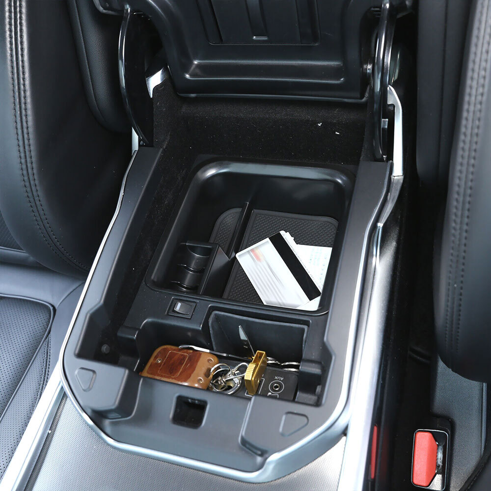 Interior Console Cooler Box Storage Insert Trim For 2014-2017 Range Rover Sport