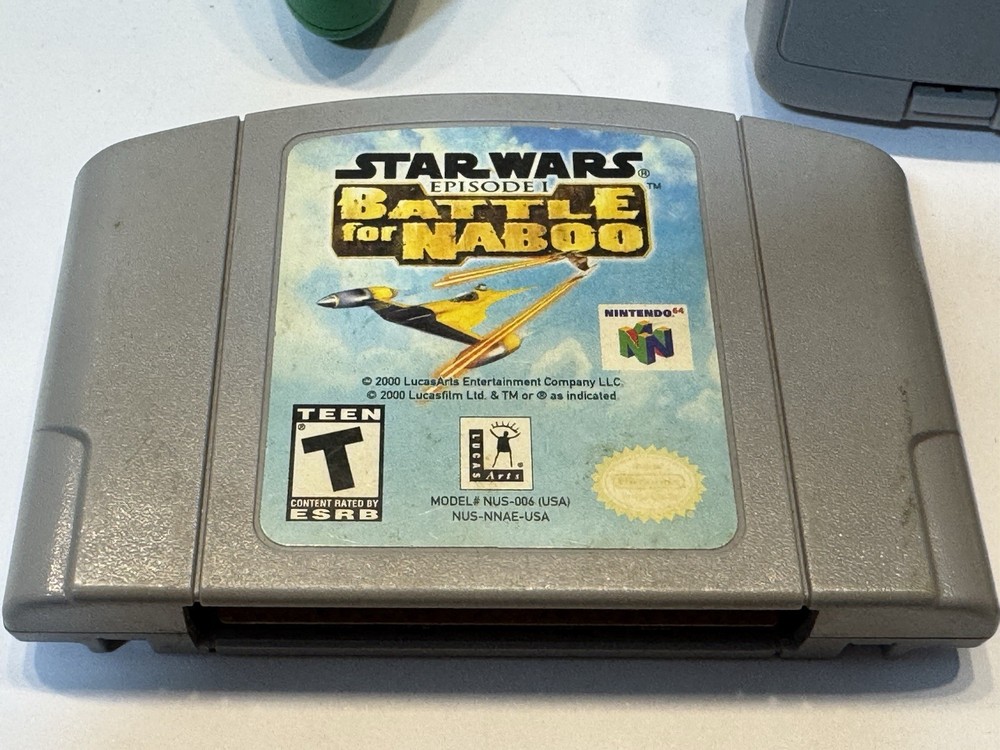 Nintendo 64 Star Wars Action/Adventure Bundle with Controllers & Rumble Pak