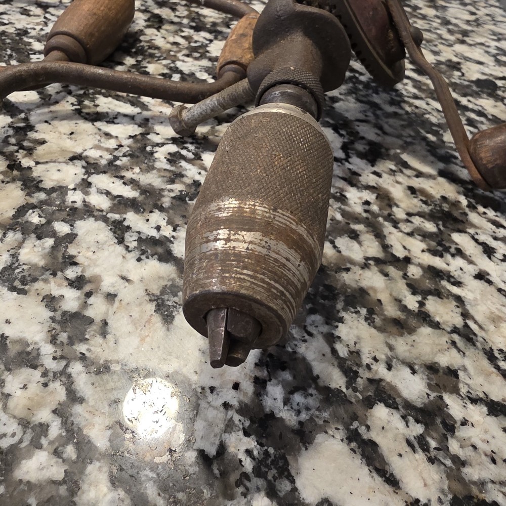 Vintage Antique Hand Tools Drill Blow Torch Snips Scraper
