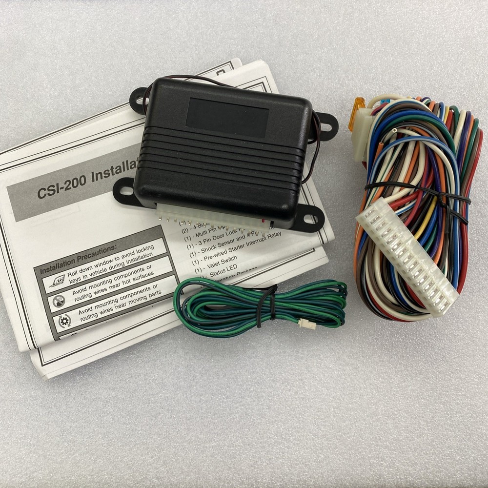 NEW CODE ALARM CSI-200 REMOTE START MODULE AND WIRING 102-5857