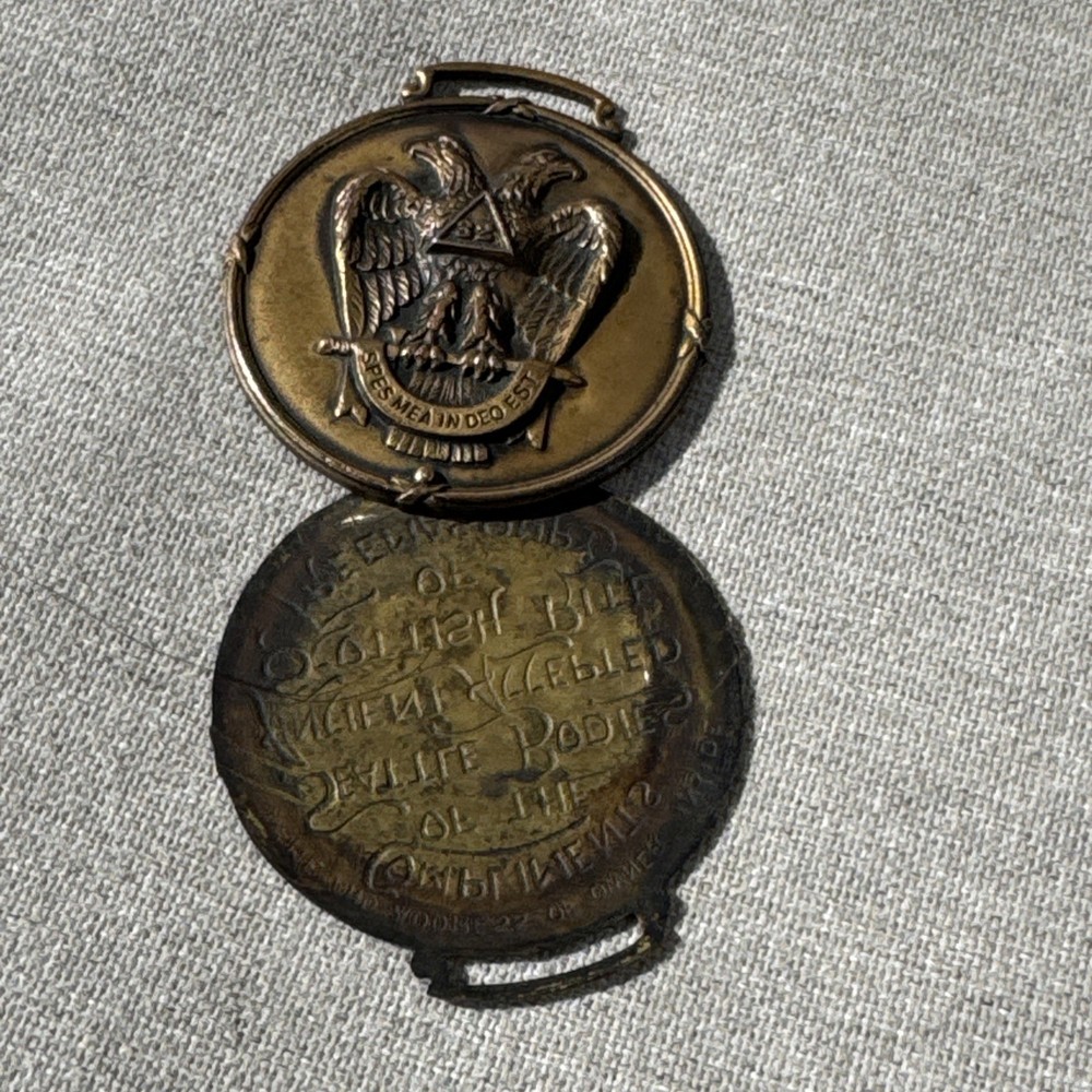 32nd Degree Masonic Double Eagle Pendant Seattle as