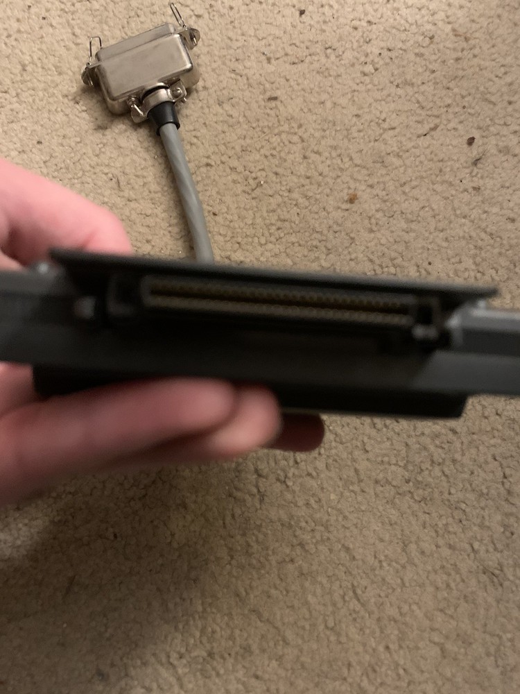 ATARI HPC-101 Portfolio Parallel Interface Serial Port Interface Grey Pink