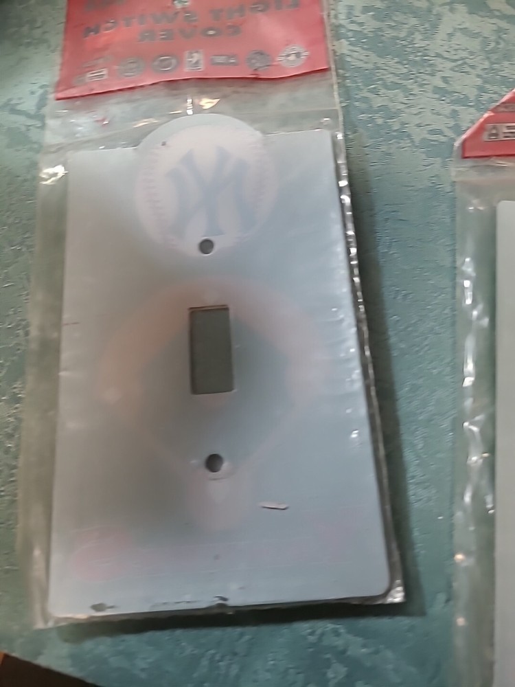 FOUR New York Yankees Light Switch