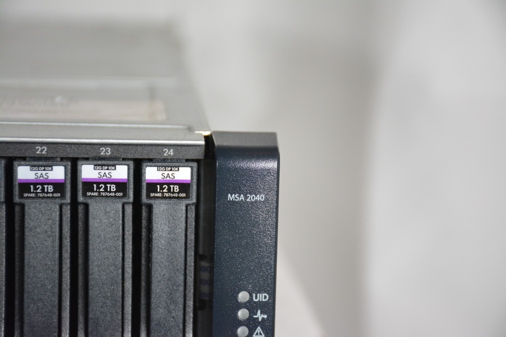 HP HPe MSA MSA2040 Modular Smart Array SAN 2xController 12Gbps SAS K2R84A