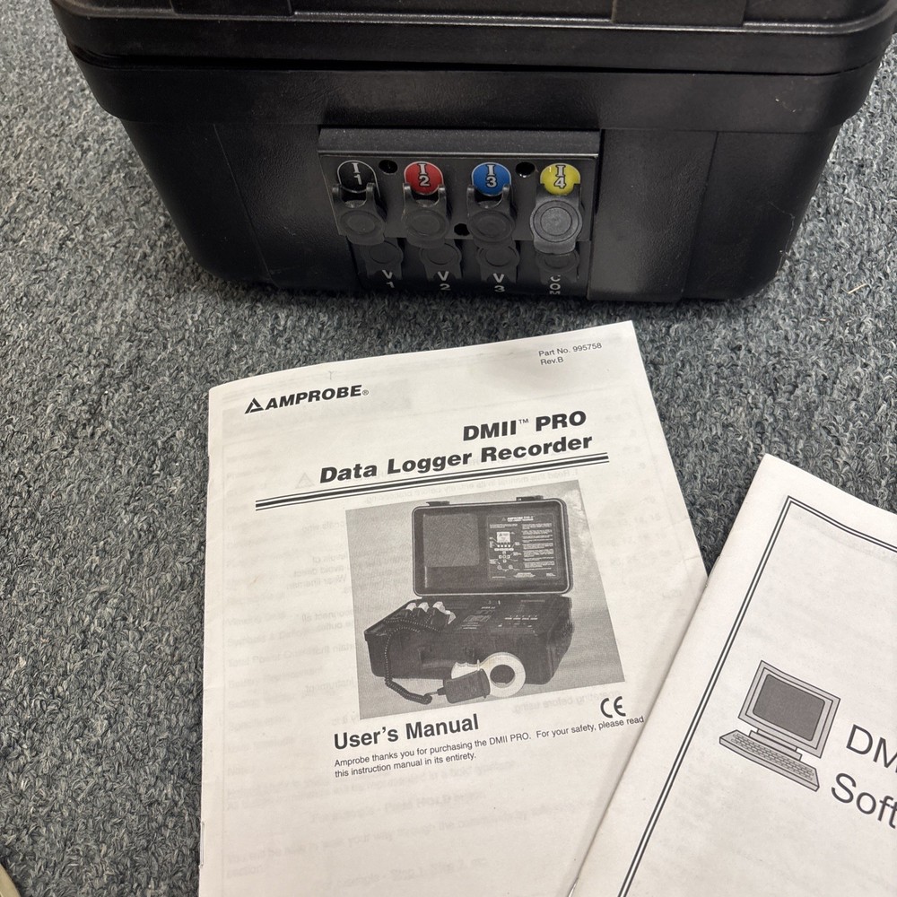 Mitchell Inst. AMPROBE DM-II PRO Data Logger Recorder Power Meter- Bad Screen