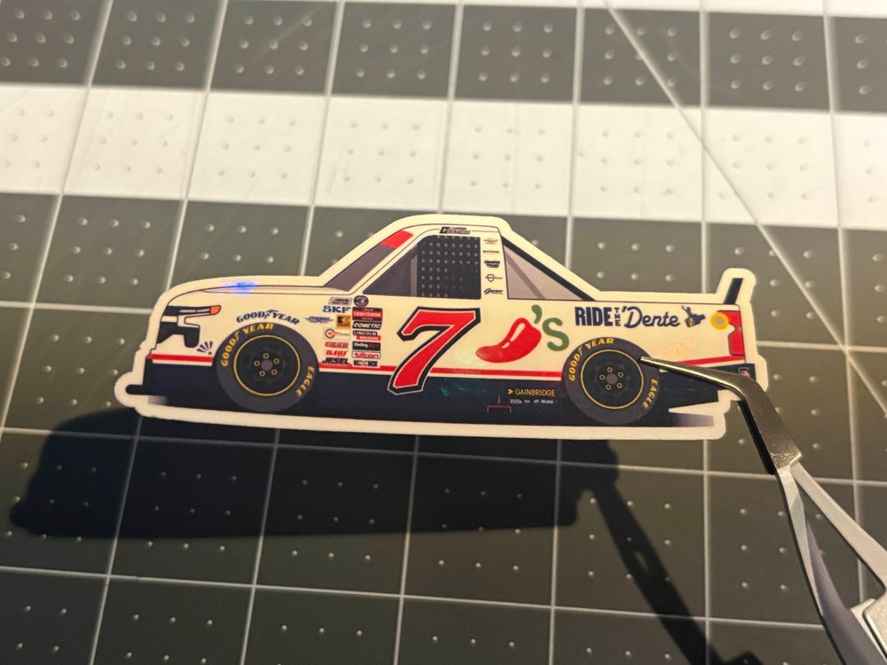 2025 NASCAR Carson Hocevar Chilis Sticker