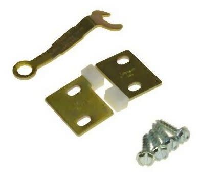 Johnson Hardware JH2054PLBG Zinc Pull Catch for Sliding Doors - 2 - Brass