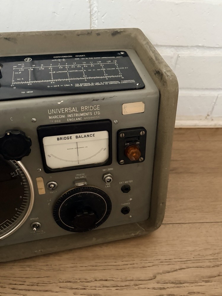 Rare Marconi Instruments TF 868 Universal Bridge