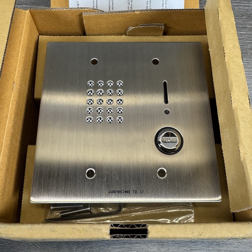 Aiphone NI-JA Audio Door Station Stainless