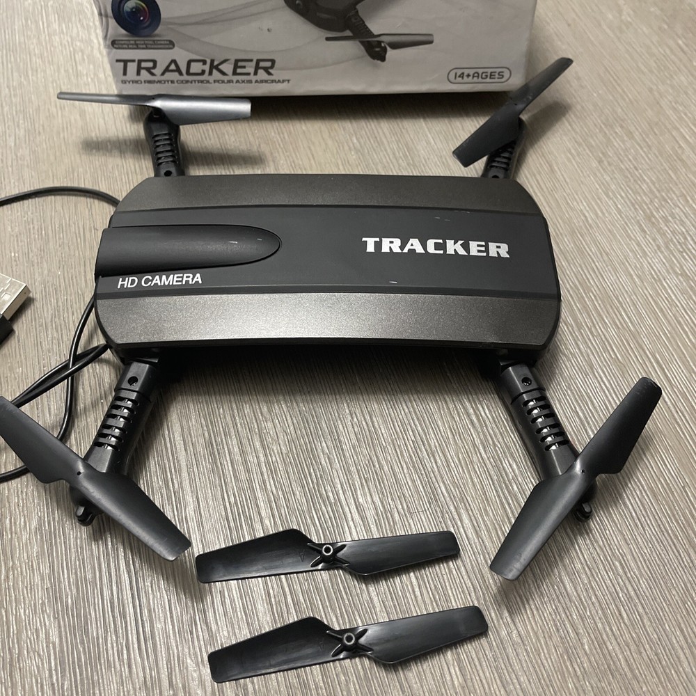 TRACKER Gyro Remote Control Four Axis Aircraft *AS IS* Remote App Not Available