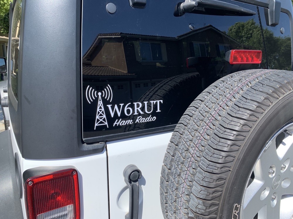 Ham Radio custom decal