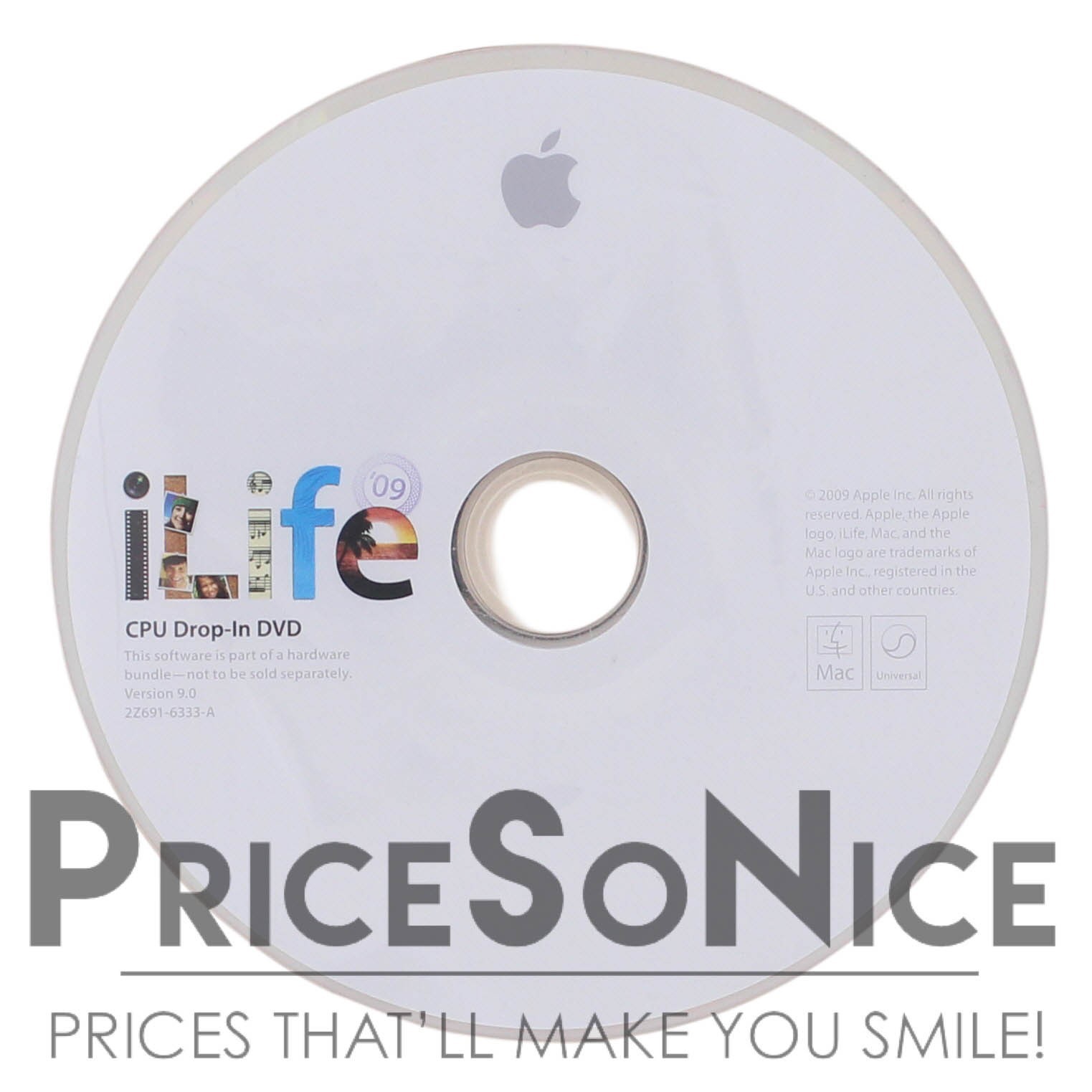 Apple iLife '09 - Version 9.0 - (No Box/In Sleeve) New