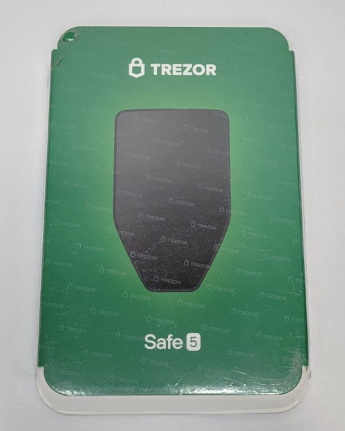 Trezor - Safe 5 -Passphrase & Secure Element Crypto Hardware Wallet Factory Seal