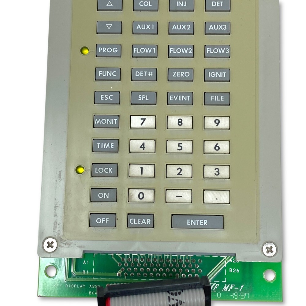 Shimadzu GC-17A Gas Chromatograph Front Panel Display Keypad Keyboard Controller