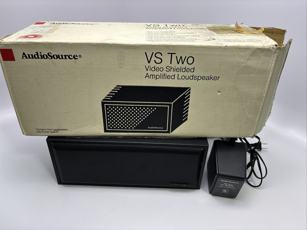 AudioSource Model VS Two Powered Speaker Video Shielded Amplified Loudspeaker