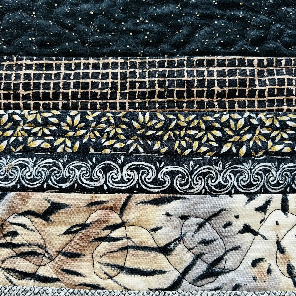 Handmade Wall Hanging Zebra Quilt.