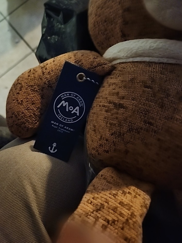 Man Of Aran Bear Light Brown