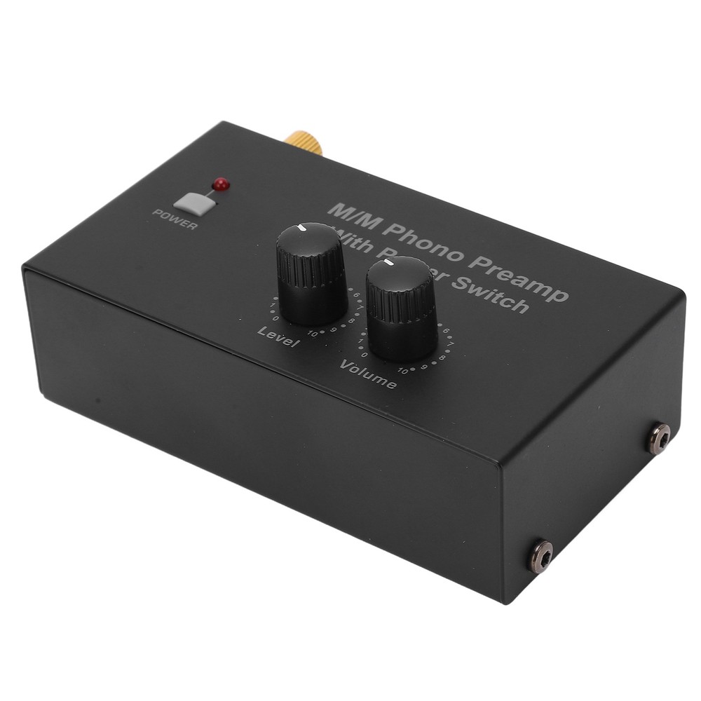 Compact Metal Phono Preamp Turntable Volume Control Device For Audiophiles