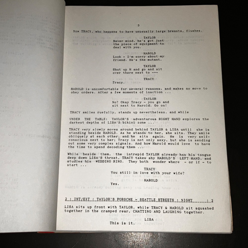 "K 2" (11/1/89) Mountain Climbing Dramatic/Adventure ~ CAA Agency Script + COA!