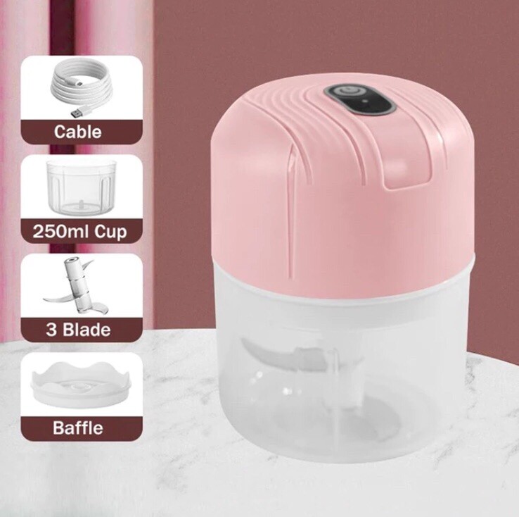 Mini Blender Garlic Electric Food Chopper Portable Blend Processor Meat Grinder