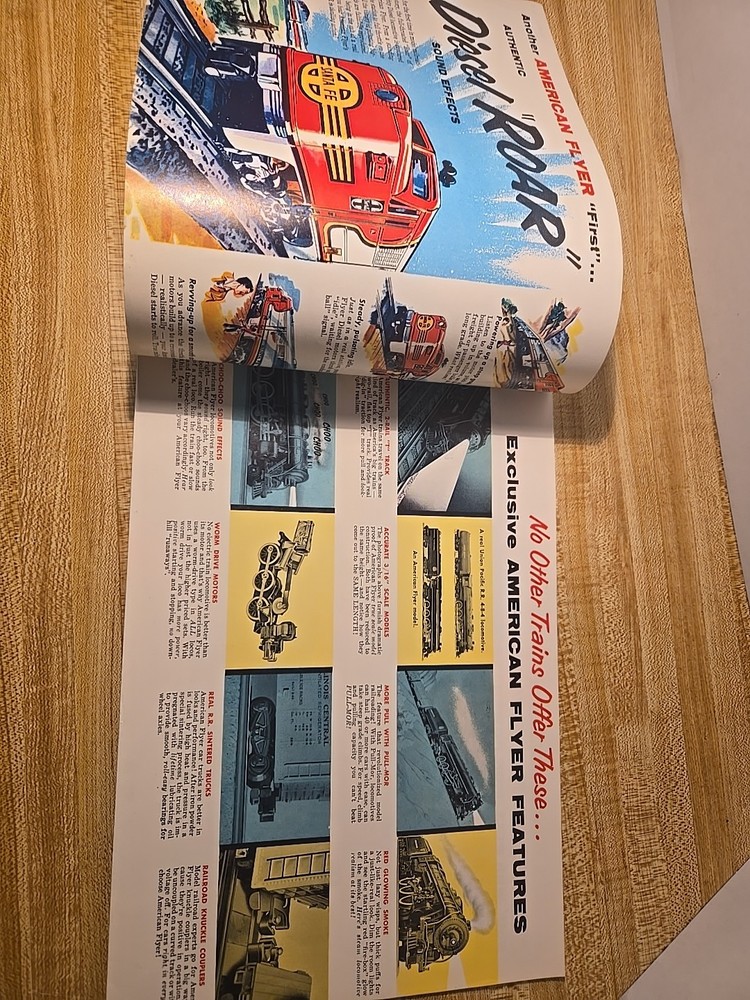 AMERICAN FLYER GILBERT TRAINS CATALOG 1955