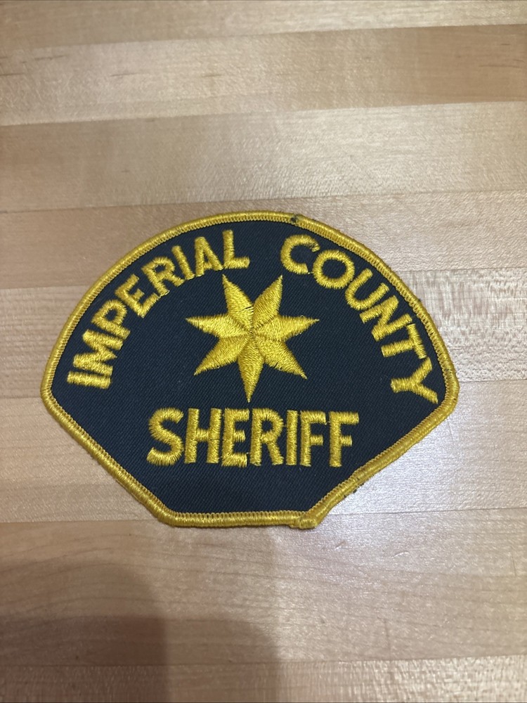Imperial County California Sheriff Patch