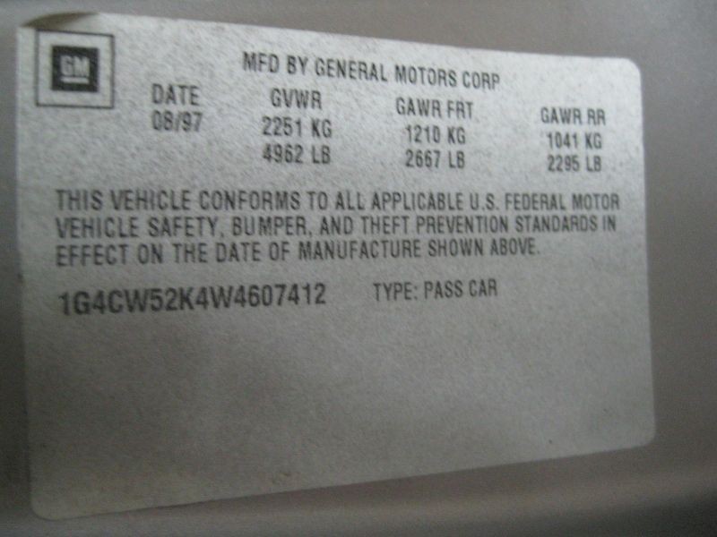 Audio Equipment Radio Amplifier 9 Speaker System Fits 98 PARK AVENUE 135106