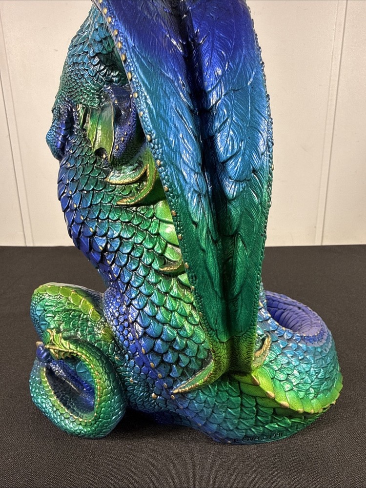 Windstone Editions Emperor Dragon Emerald Peacock