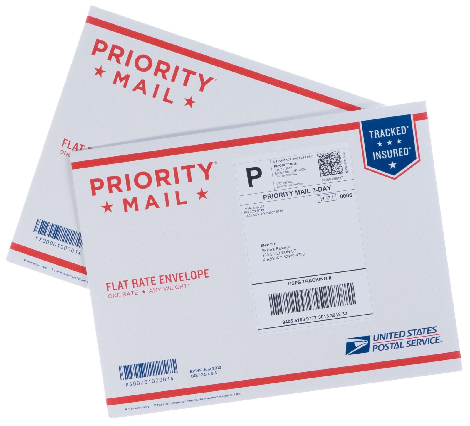 This Store Only! Priority Mail flat rate envelope Shipping upgrade - Small items