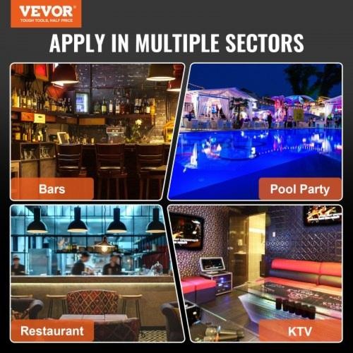 LED Lighted Liquor Bottle Display 3 Tiers 16 Inch Commercial Illuminated