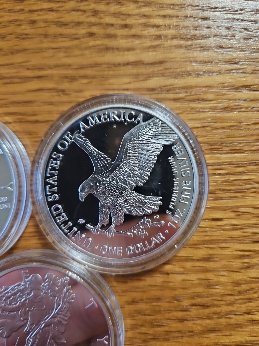 (5) Beautiful 2024 SILV*ER AMERICAN EAGLES 1 OZ BULLION COIN